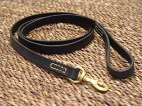 Adjustable Leather dog leash stitched Adjustable Leather dog leash stitched