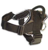 Adjustable Pulling Nylon multi-purpose dog harness - patrol dog harness Adjustable Pulling Nylon multi-purpose dog harness - patrol dog harness